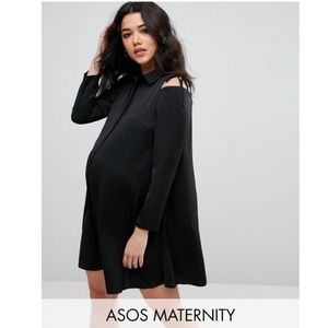 ❤️❤️💕HP❤️❤️💕Asos Cold Shoulder Maternity Dress